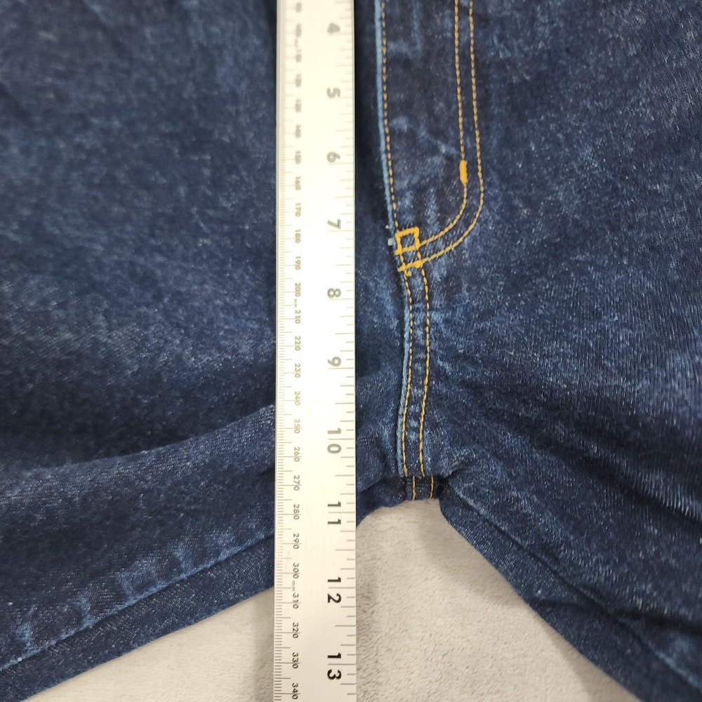 Vintage Express Bleus Jeans Womens 9/10S Blue Dark Wash Extreme Flare Leg Casual - Picture 9 of 12